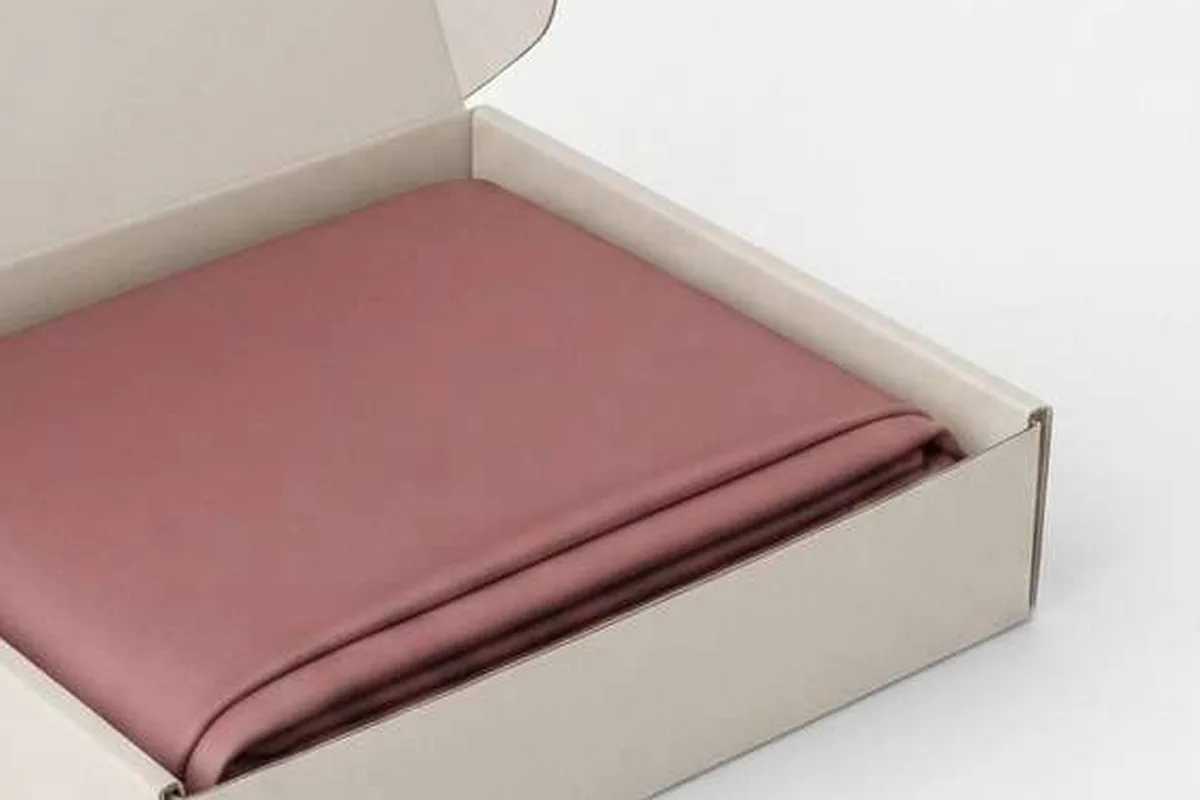 Dusty Rose fabric, close-up. Design rendering.